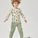 Colorful Giraffes Long Sleeve Tee.