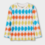 Colorburst Stripes Long Sleeve Tee.