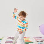Colorburst Stripes Long Sleeve Tee.