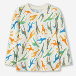Colorful Giraffes Long Sleeve Tee.