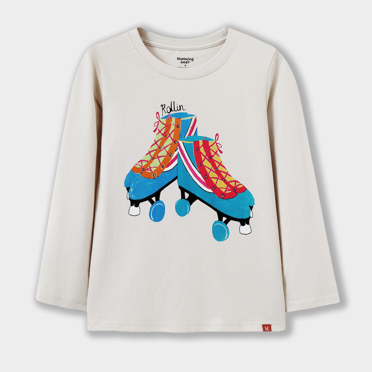 Retro Roller Skates Long Sleeve Tee.
