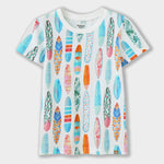 Watercolor Surfboard Short Sleeve Tee.