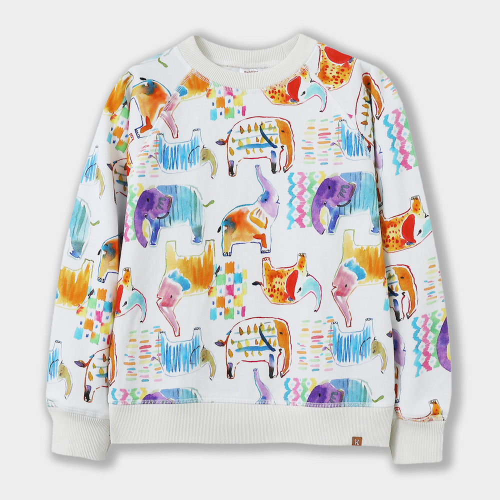Watercolor Elephant Sweatshirt.